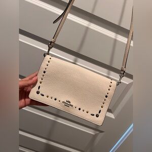 Coach Cream Crossbody Bag/Wallet